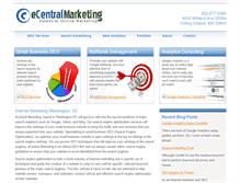 Tablet Screenshot of ecentralmarketing.com